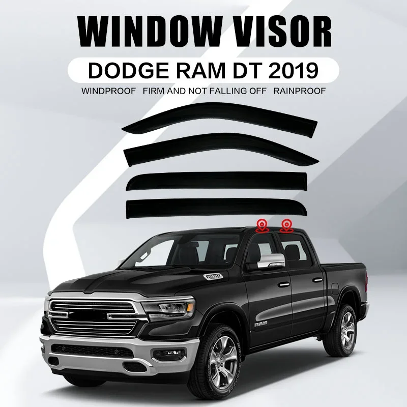 Door Visor For DODGE RAM 1500 DT MK5 2019-2022 Window Visor Vent Ventvisor Wind Deflectors Rain Guard Shades Visor Body Kit
Door Visor For DODGE RAM 1500 DT MK5 2019-2022 Window Visor Vent Ventvisor Wind Deflectors Rain Guard Shades Visor Body Kit