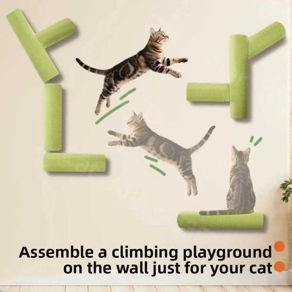 Wall Mounted Cats Scratching Post Wear Resistant Space Saving Cat Climbing Frame Cylinder Self Adhesive Pet Furniture
Wall Mounted Cats Scratching Post Wear Resistant Space Saving Cat Climbing Frame Cylinder Self Adhesive Pet Furniture