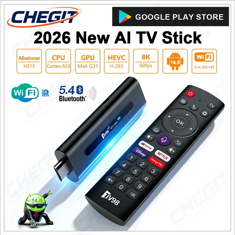 ТВ-приставка Android 14 8K Allwinner H313 с поддержкой двухдиапазонного Wi-Fi 2.4G и 5G, 8 ГБ ОЗУ + 128 ГБ ПЗУ, медиаплеер с голосовым управлением
ТВ-приставка Android 14 8K Allwinner H313 с поддержкой двухдиапазонного Wi-Fi 2.4G и 5G, 8 ГБ ОЗУ + 128 ГБ ПЗУ, медиаплеер с голосовым управлением