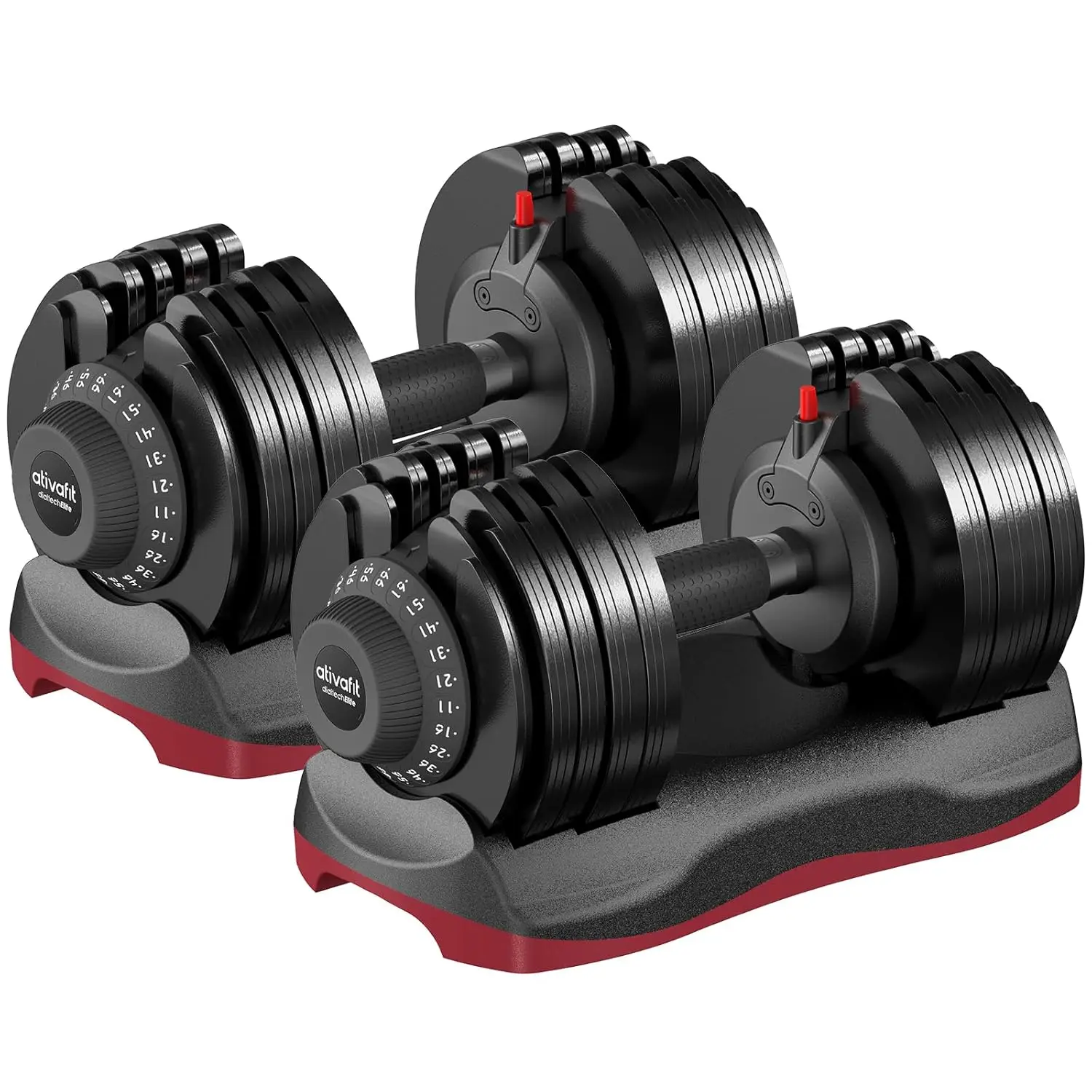Adjustable Dumbbells Set, 5–88LB Quick Adjust Free Weights with Double Safety Lock & Anti-Slip Steel Handle, Space, Custom
Adjustable Dumbbells Set, 5–88LB Quick Adjust Free Weights with Double Safety Lock & Anti-Slip Steel Handle, Space, Custom