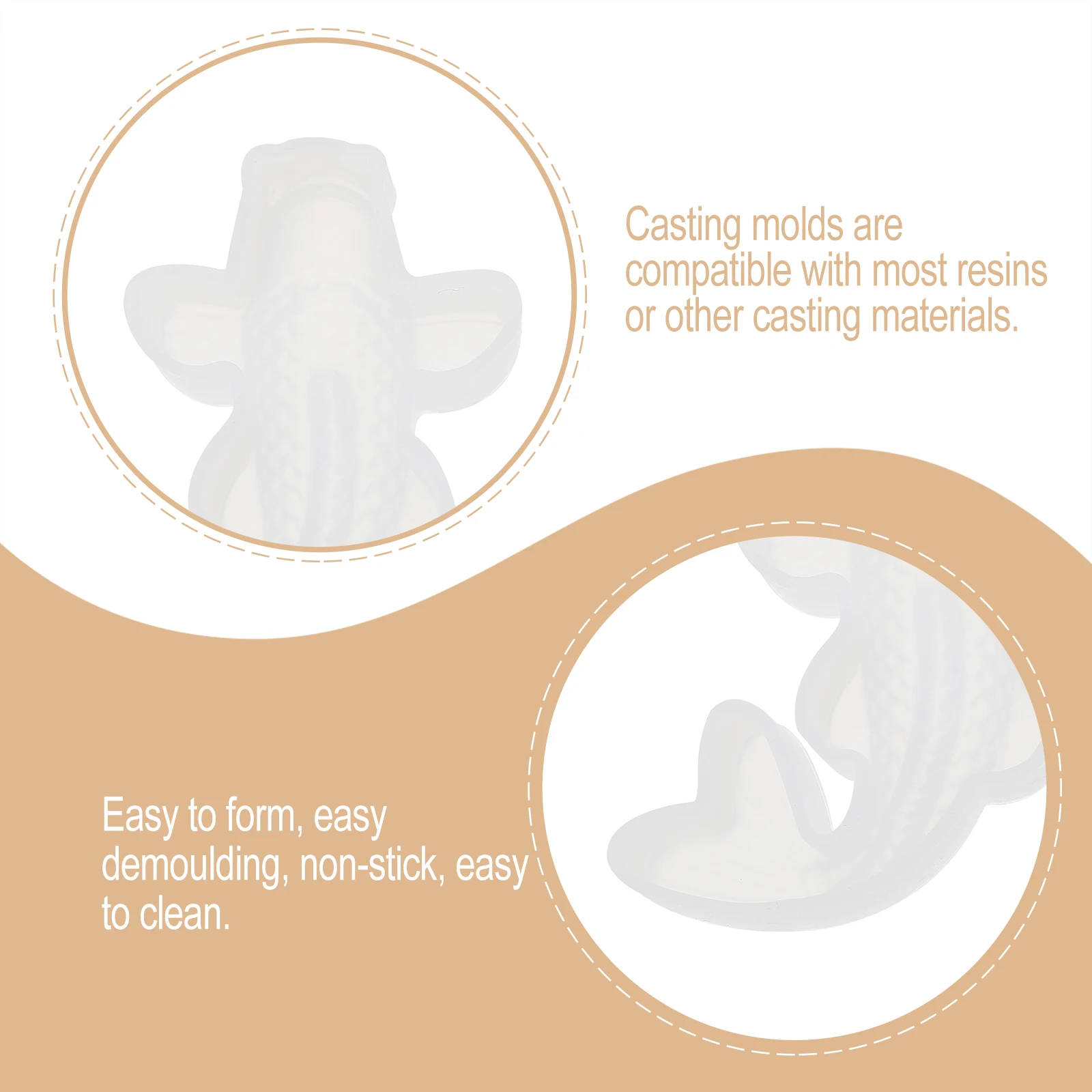 Premium Quality Silicone Mold Carp Molds Decorative Accessory Non Stick Resin Craft
Premium Quality Silicone Mold Carp Molds Decorative Accessory Non Stick Resin Craft