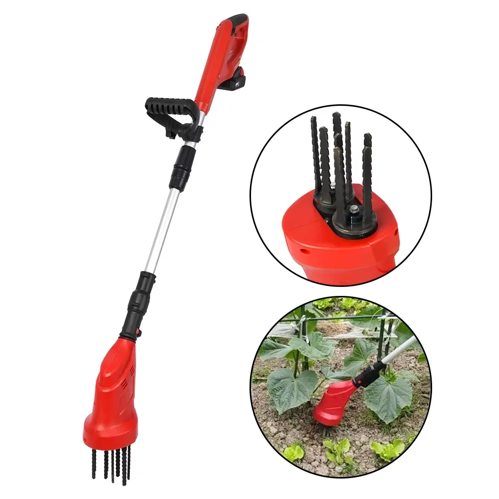 20V Multipurpose Rotary Tiller Mini Cultivator for Orchard Garden Weeding
20V Multipurpose Rotary Tiller Mini Cultivator for Orchard Garden Weeding
