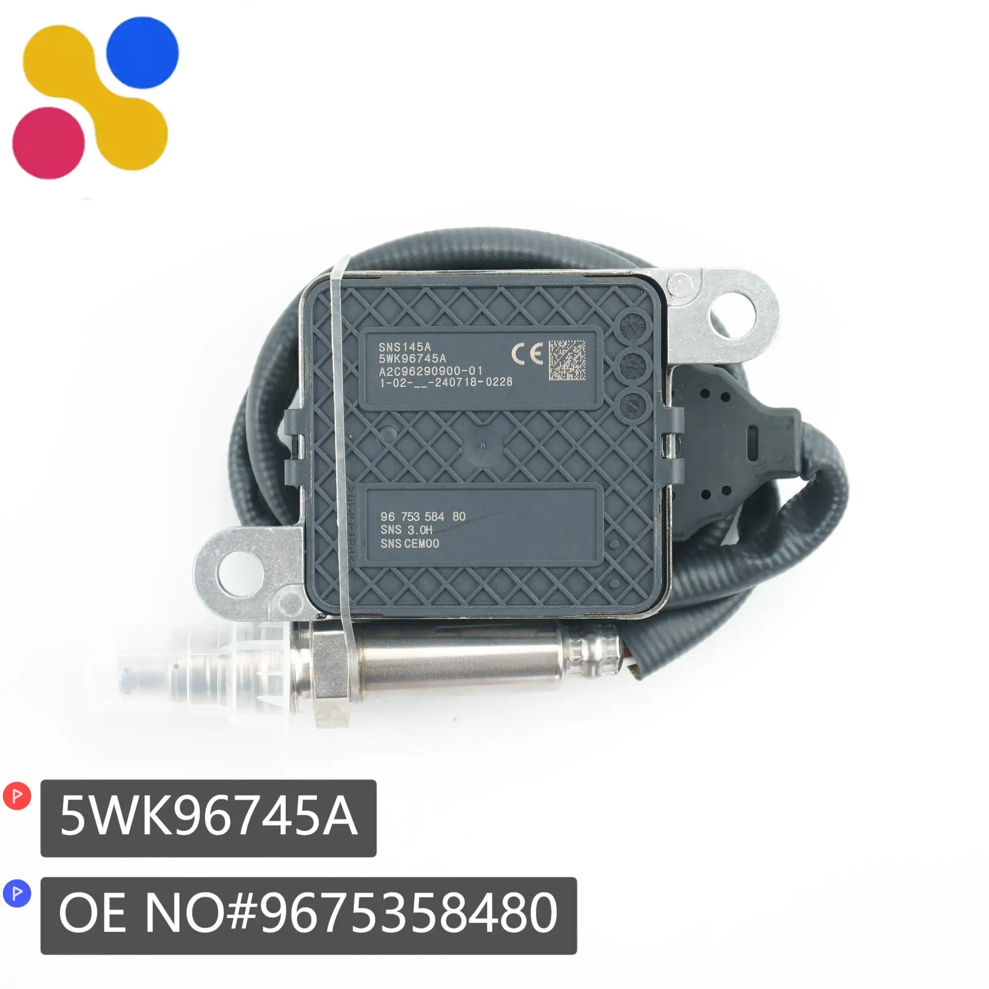 5WK96745A 9675358480 Nitrogen Oxide Sensor Top Performance Nox Sensor For Renault Peugeot High Quality Auto Car Parts 5WK9 6745A
5WK96745A 9675358480 Nitrogen Oxide Sensor Top Performance Nox Sensor For Renault Peugeot High Quality Auto Car Parts 5WK9 6745A
