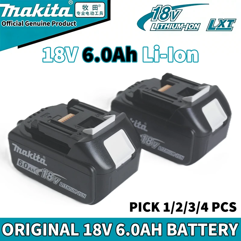 100% Оригинальный аккумулятор Makita 18В 6.0Ач Li-Ion, долговечный сменный аккумулятор BL1860B, комплект с зарядным устройством DC18RC для электроинструментов
100% Оригинальный аккумулятор Makita 18В 6.0Ач Li-Ion, долговечный сменный аккумулятор BL1860B, комплект с зарядным устройством DC18RC для электроинструментов