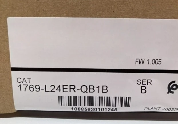 Совершенно новый оригинальный Ethernet-контроллер 1769-L24ER-QB1B 5370 1769L24ERQB1B Быстрая доставка
Совершенно новый оригинальный Ethernet-контроллер 1769-L24ER-QB1B 5370 1769L24ERQB1B Быстрая доставка