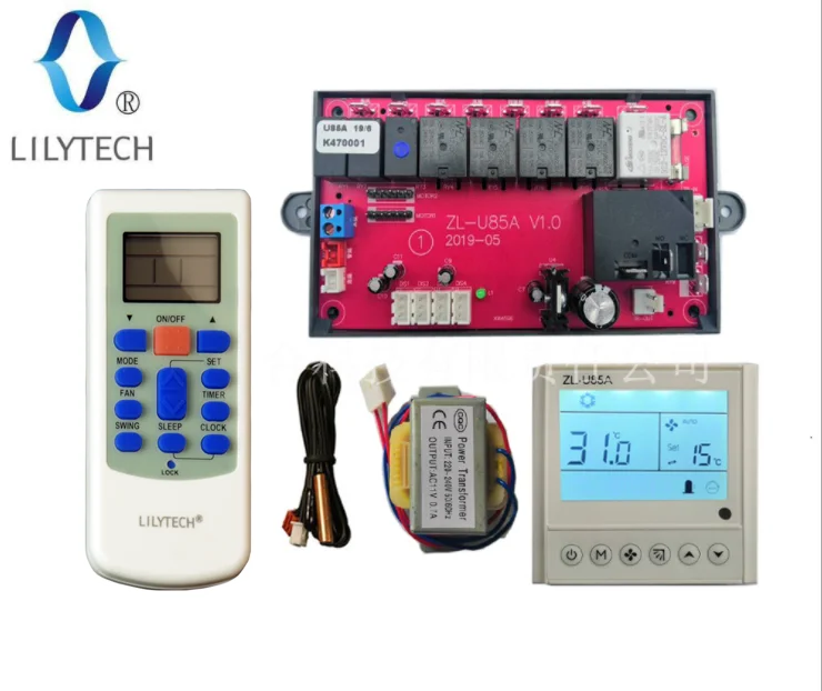 ZL-U85A, could have 4 control panels, Universal A/C controller, for Ceiling Cassette Air Conditioner, or Central AC
ZL-U85A, could have 4 control panels, Universal A/C controller, for Ceiling Cassette Air Conditioner, or Central AC