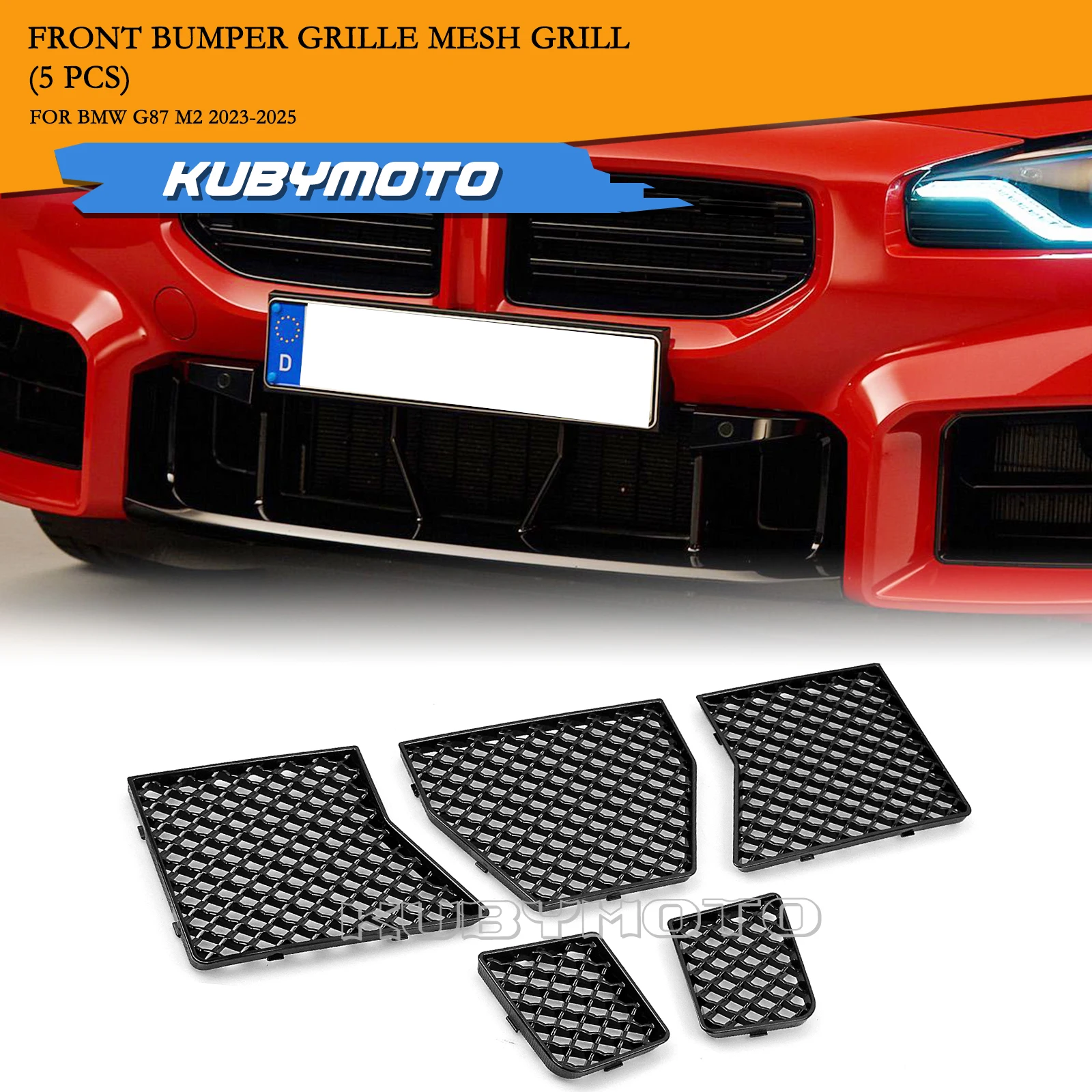 5PCS Car Front Bumper Center Lower Grille Mesh Guard Cover For BMW G87 M2 2023 2024 2025 2026 Racing Grill Hood Mesh Grid
5PCS Car Front Bumper Center Lower Grille Mesh Guard Cover For BMW G87 M2 2023 2024 2025 2026 Racing Grill Hood Mesh Grid