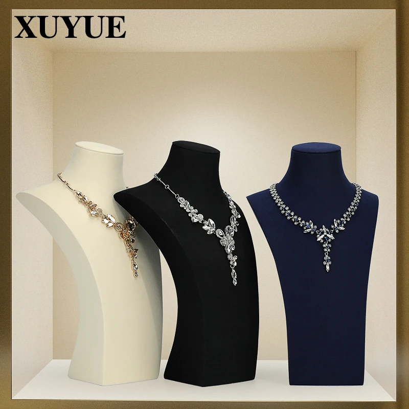 New Necklace Display Stand Jewelry Display Props Relocation Window High end Portrait Model Necklace Display Stand
New Necklace Display Stand Jewelry Display Props Relocation Window High end Portrait Model Necklace Display Stand