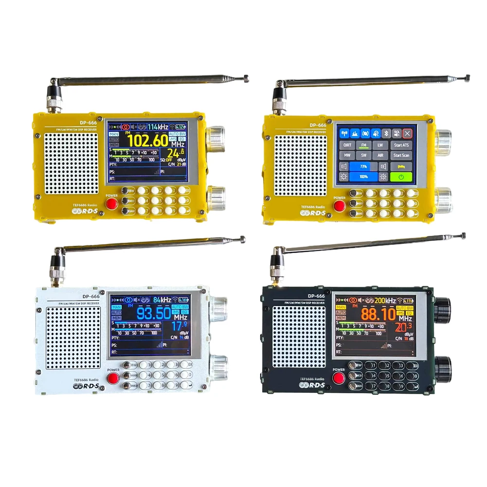 TEF6686 High Sensitivity Radio Automatic/manual Radio Station Scanning 2.8inch Resistive Touch LCD Color Screen Shortwave Radio 
TEF6686 High Sensitivity Radio Automatic/manual Radio Station Scanning 2.8inch Resistive Touch LCD Color Screen Shortwave Radio