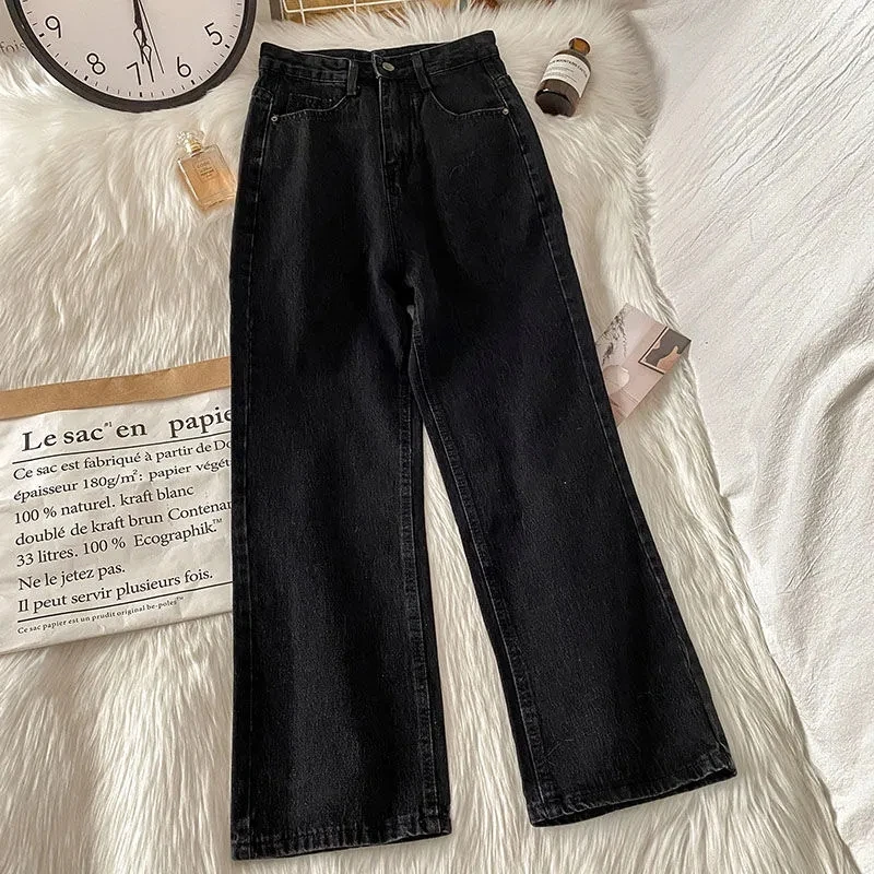 Ladies Blue Straight Jeans Womens 2022 New Spring Autumn Fashion Temperament High Waist Casual Wide Leg Pants Women Trousers
Ladies Blue Straight Jeans Womens 2022 New Spring Autumn Fashion Temperament High Waist Casual Wide Leg Pants Women Trousers