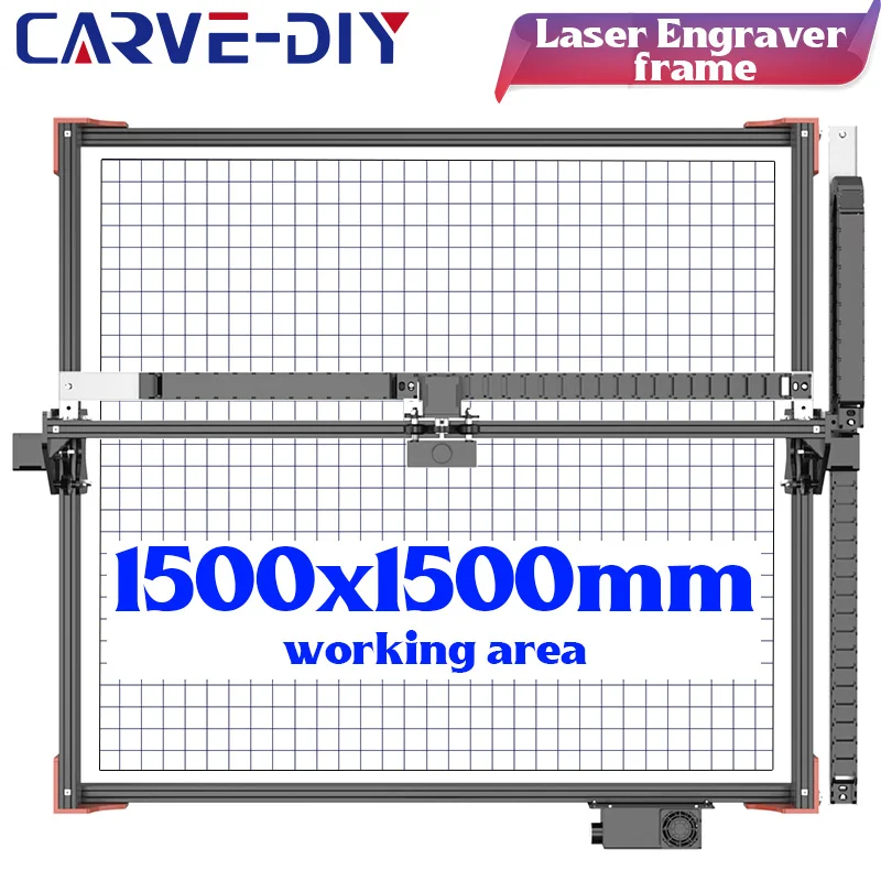 CARVE-DIY Комплект рамы лазерного станка Маркировка дерева Птинтер Лазерная гравировка и резка станка Фрезерный станок по дереву с ЧПУ 1500 * 1500 мм
CARVE-DIY Комплект рамы лазерного станка Маркировка дерева Птинтер Лазерная гравировка и резка станка Фрезерный станок по дереву с ЧПУ 1500 * 1500 мм