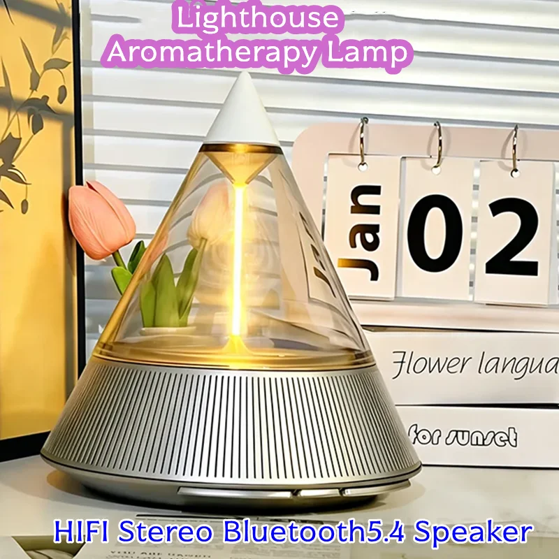 Newest Lighthouse Aromatherapy Lamp Home Wireless Bluetooth Speaker HiFi Stereo Sound Creative Bedside Bedroom Office Nightlight
Newest Lighthouse Aromatherapy Lamp Home Wireless Bluetooth Speaker HiFi Stereo Sound Creative Bedside Bedroom Office Nightlight