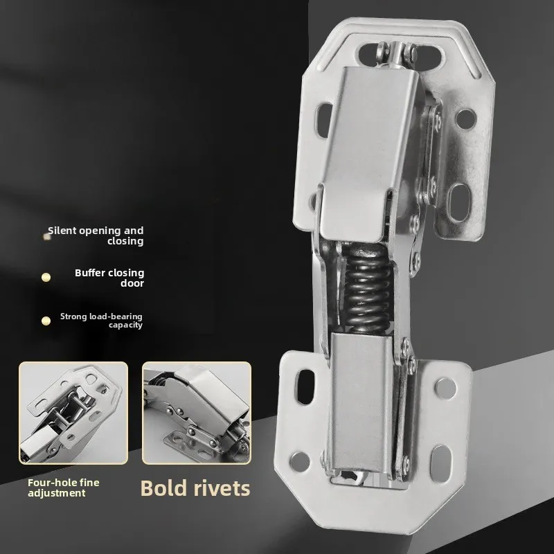 Stainless steel frog hinge 3 inch 4 inch thickened bridge buffer hinge slotted-free marble cabinet door mahjong table hinge 
Stainless steel frog hinge 3 inch 4 inch thickened bridge buffer hinge slotted-free marble cabinet door mahjong table hinge