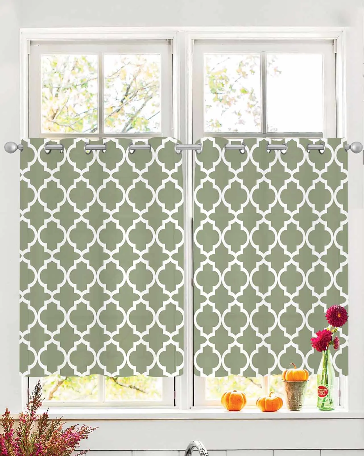 Classic Moss Green Morocco Sheer Curtains For Living Room Window Transparent Voile Tulle Curtain Cortinas Drapes Home Decor
Classic Moss Green Morocco Sheer Curtains For Living Room Window Transparent Voile Tulle Curtain Cortinas Drapes Home Decor