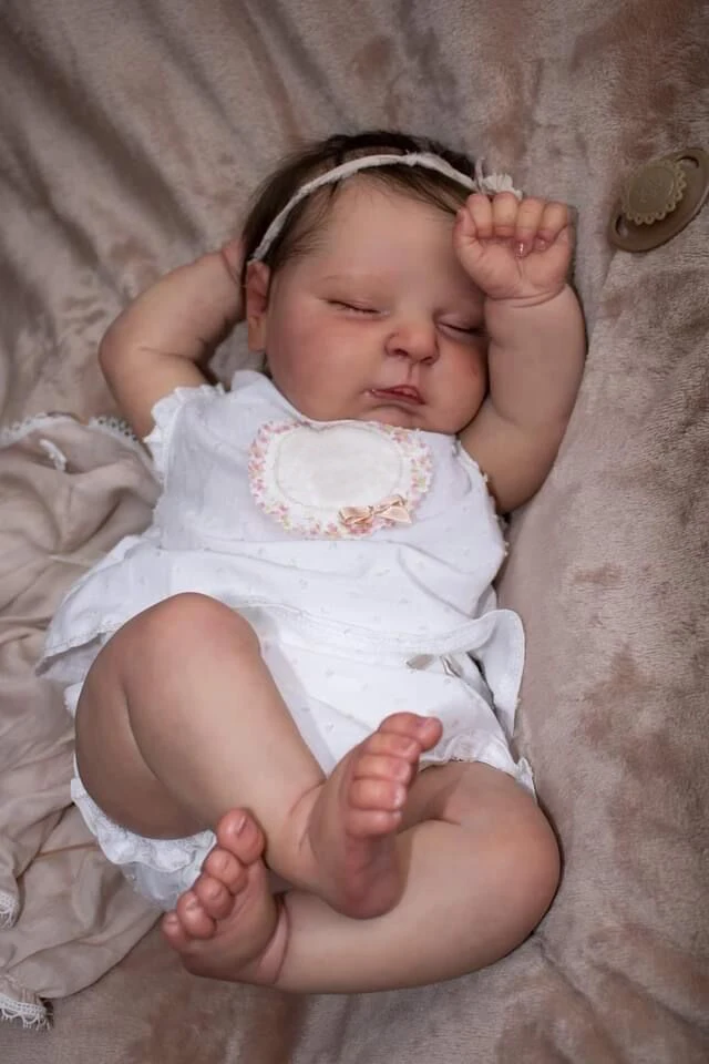 NPK 50CM Soft Body Reborn Baby Girl Peaches Doll with 3D Skin Multiple Layers Painting with Visible Veins Soft Touch Doll
NPK 50CM Soft Body Reborn Baby Girl Peaches Doll with 3D Skin Multiple Layers Painting with Visible Veins Soft Touch Doll