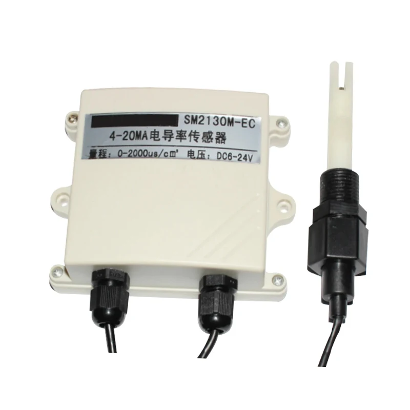 High Precision Liquid Conductivity EC Value Sensor RS485 0-5V 4-20MA Output Current Voltage Probe Water Quality Transmitter
High Precision Liquid Conductivity EC Value Sensor RS485 0-5V 4-20MA Output Current Voltage Probe Water Quality Transmitter