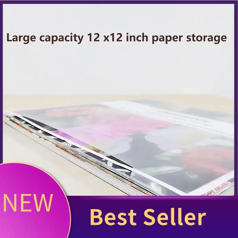 HFES 32Pcs Transparent Scrapbook Organizer Envelopes Storage Pockets Sleeves For Storing 12X12inch With 60 Pcs Label Stickers
HFES 32Pcs Transparent Scrapbook Organizer Envelopes Storage Pockets Sleeves For Storing 12X12inch With 60 Pcs Label Stickers