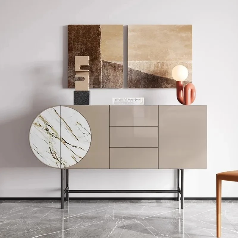 French, light luxury entrance cabinet, high-end paint decorative cabinet, modern creative entrance hall rock slab cabinet
French, light luxury entrance cabinet, high-end paint decorative cabinet, modern creative entrance hall rock slab cabinet