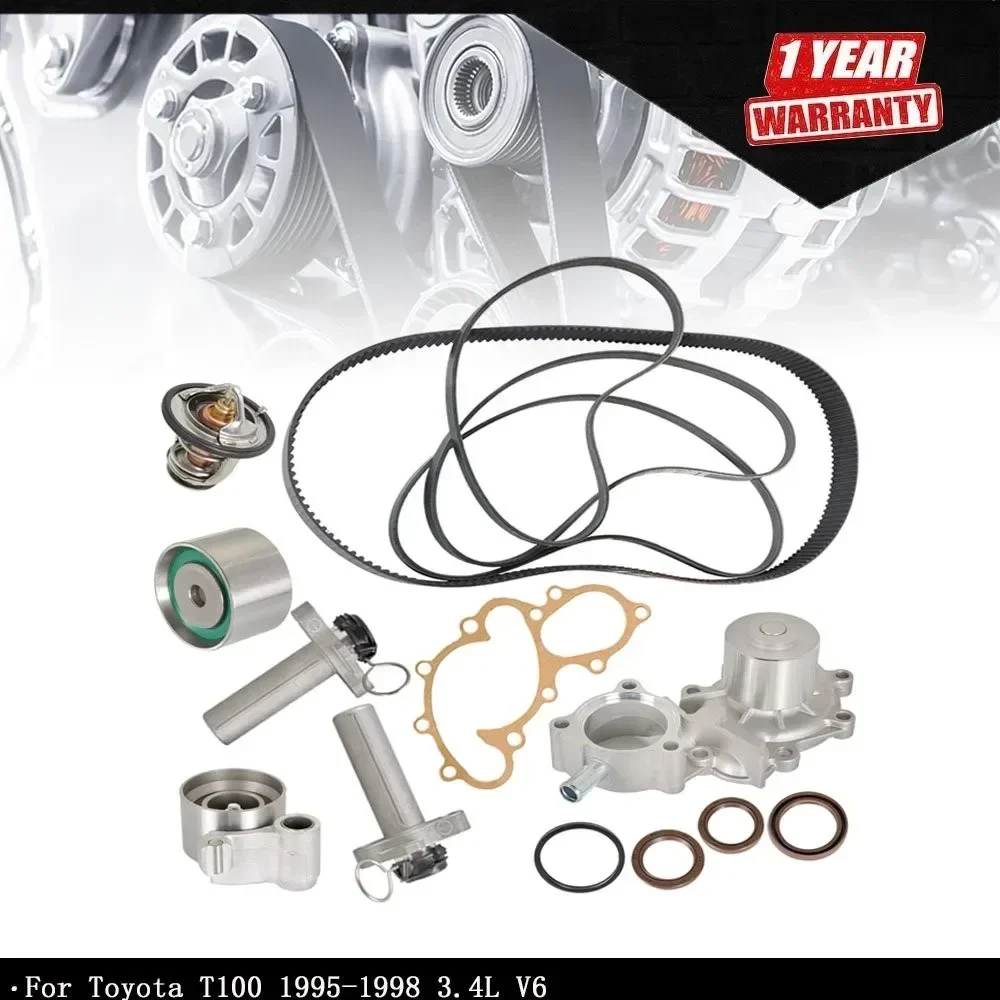 For Toyota T100 1995-1998 3.4L V6 13568-69095 Timing Belt Kit Water Pump
For Toyota T100 1995-1998 3.4L V6 13568-69095 Timing Belt Kit Water Pump