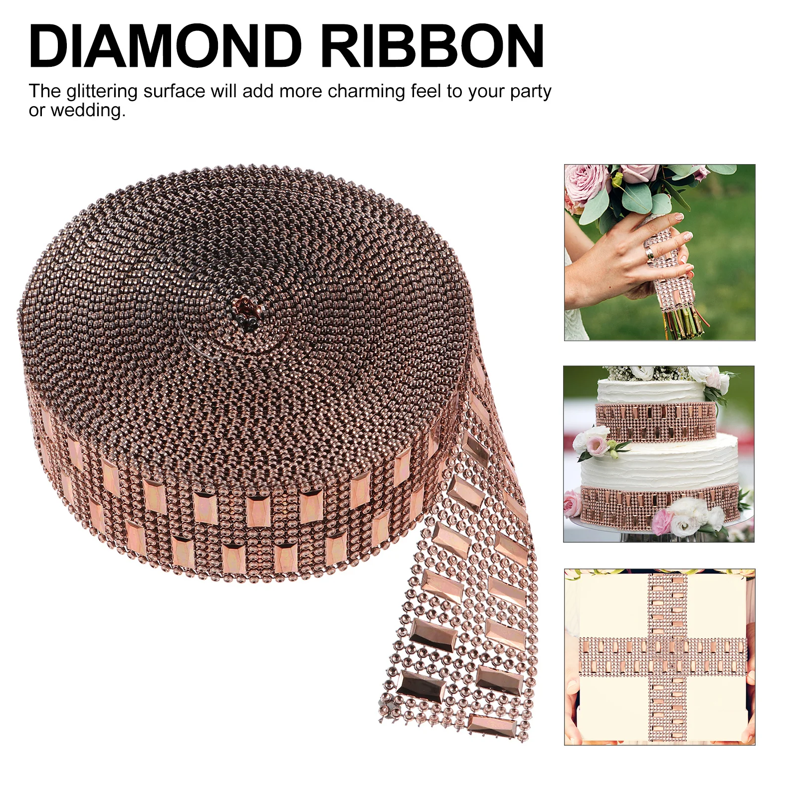 1 Roll 10 Yards 8-Row Faux Diamond Ribbon Sparkling Rhinestone Mesh For Diy Craft Wedding Decor Bling Drill Roll
1 Roll 10 Yards 8-Row Faux Diamond Ribbon Sparkling Rhinestone Mesh For Diy Craft Wedding Decor Bling Drill Roll