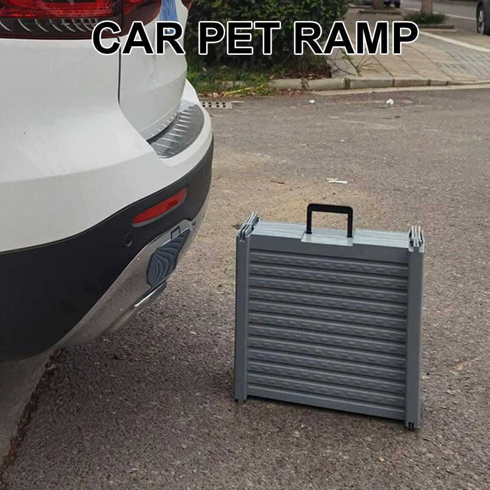 Foldable Dogs Car Steps Folding Portable Pet Stair Ramp 59x15.8 Inch Extra Wide SUV & Truck Long Ramp for Medium & Large Dogs
Foldable Dogs Car Steps Folding Portable Pet Stair Ramp 59x15.8 Inch Extra Wide SUV & Truck Long Ramp for Medium & Large Dogs