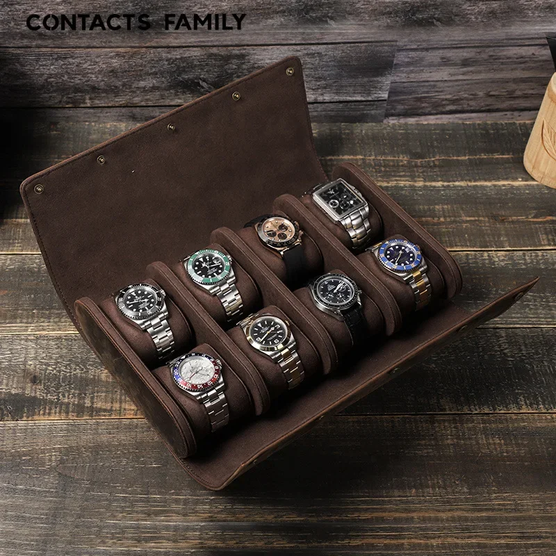 Crazy Horse Leather Watch Box Men’s Organizer Travel Storage Retro Display Luxury Portable Case Distinctive Crazy
Crazy Horse Leather Watch Box Men’s Organizer Travel Storage Retro Display Luxury Portable Case Distinctive Crazy