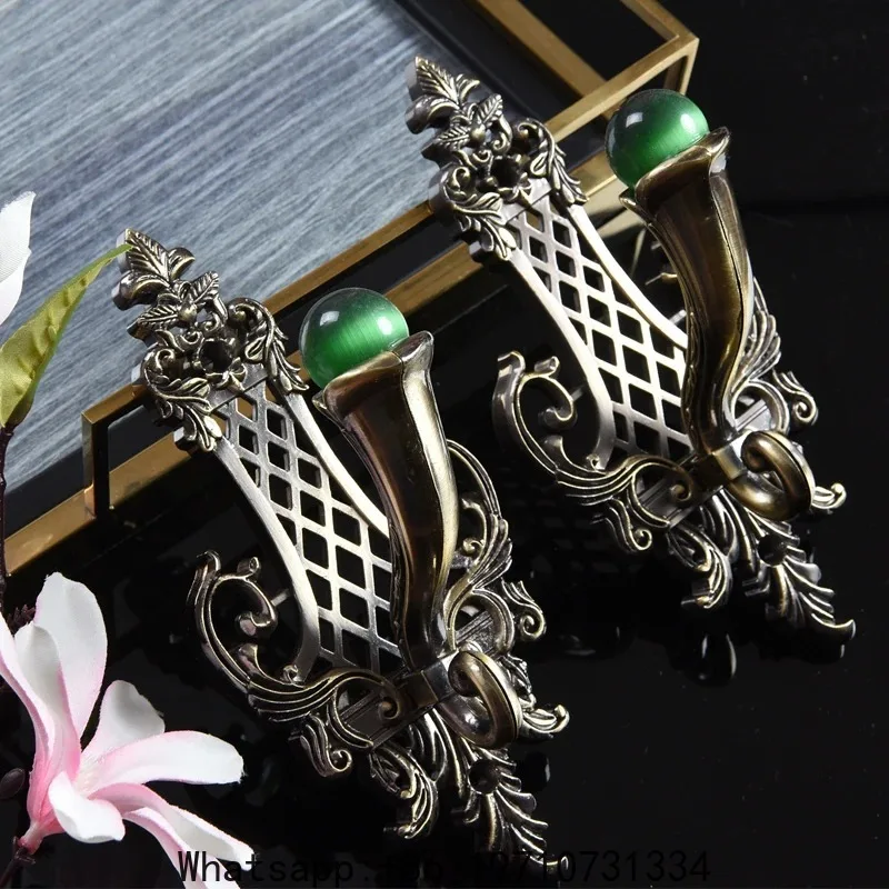2Pcs/set Curtain Hooks Holder Hanger Bronze Display Rack Wall Hook Curtain Decoration Accessories
2Pcs/set Curtain Hooks Holder Hanger Bronze Display Rack Wall Hook Curtain Decoration Accessories