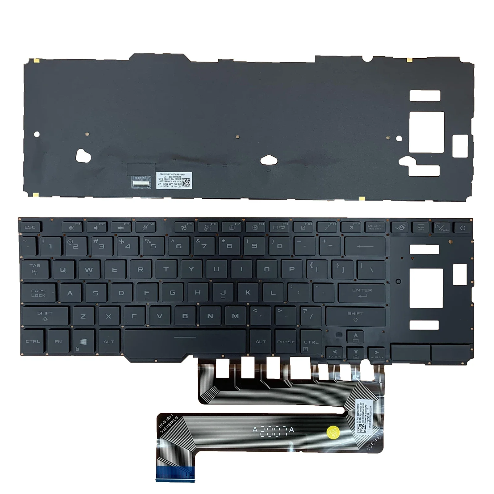 New Asus ROG Zephyrus Duo 15 GX550 GX550LXS GX550LWS GX551 Keyboard US RGB colourful backlit
New Asus ROG Zephyrus Duo 15 GX550 GX550LXS GX550LWS GX551 Keyboard US RGB colourful backlit