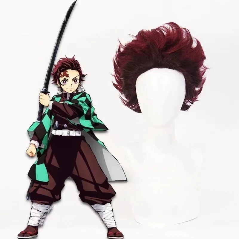 Tanjiro Kamado Short Chestnut Brown Heat Resistant Hair Cosplay Costume Wig
Tanjiro Kamado Short Chestnut Brown Heat Resistant Hair Cosplay Costume Wig