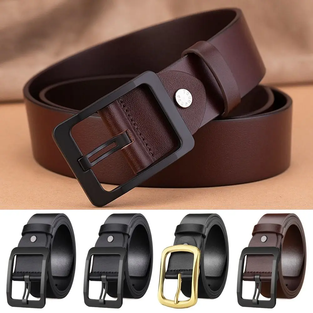 Business Luxury Design Leather Belt Casual Versatile Pin Buckle Waistband Trouser Dress Belts
Business Luxury Design Leather Belt Casual Versatile Pin Buckle Waistband Trouser Dress Belts