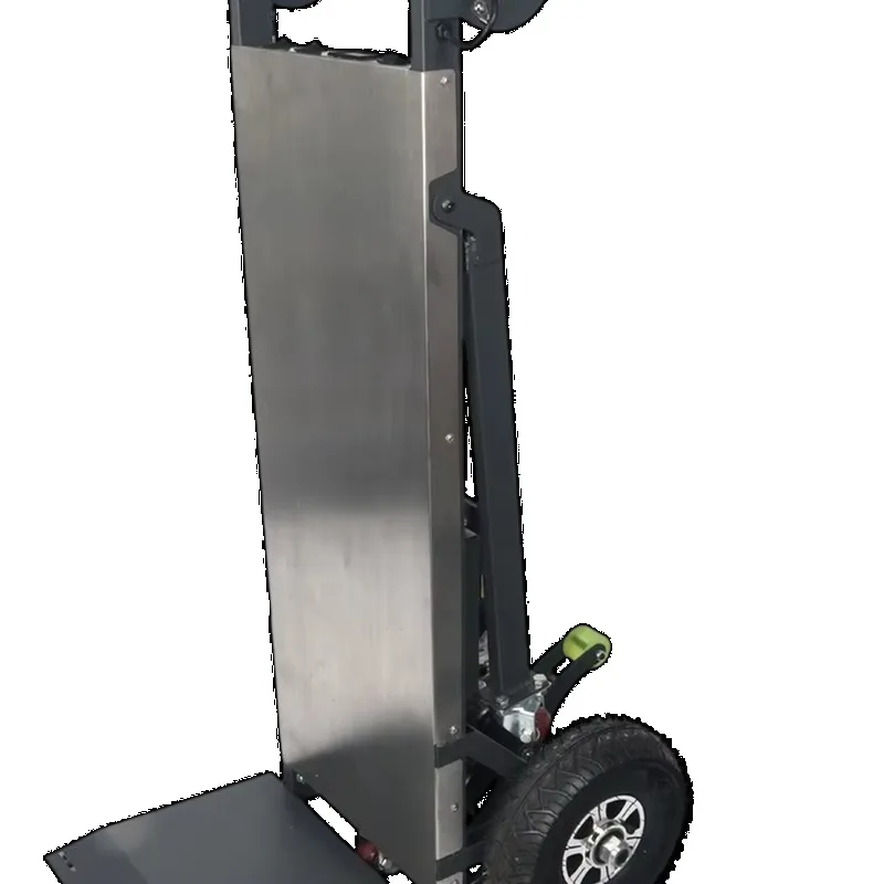 High-quality folding electric stair climber, ergonomic handle, stainless steel cast iron, 2 wheels, comfortable to use
High-quality folding electric stair climber, ergonomic handle, stainless steel cast iron, 2 wheels, comfortable to use
