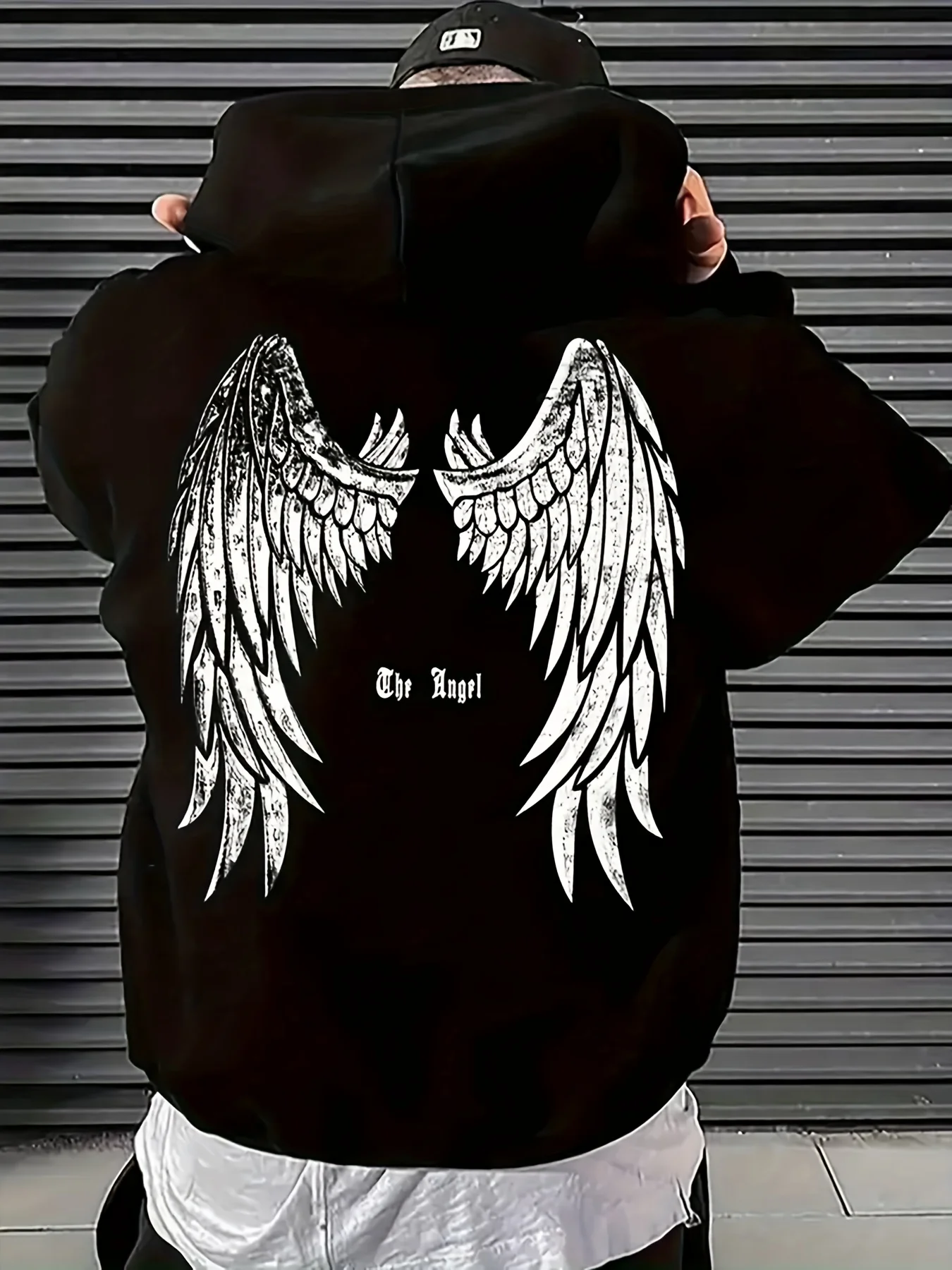 Крылья ангела с графическим принтом, осенние и зимние хлопковые мужские и женские толстовки с капюшоном, повседневные уличные виды спорта, свободные тренировки 
Крылья ангела с графическим принтом, осенние и зимние хлопковые мужские и женские толстовки с капюшоном, повседневные уличные виды спорта, свободные тренировки