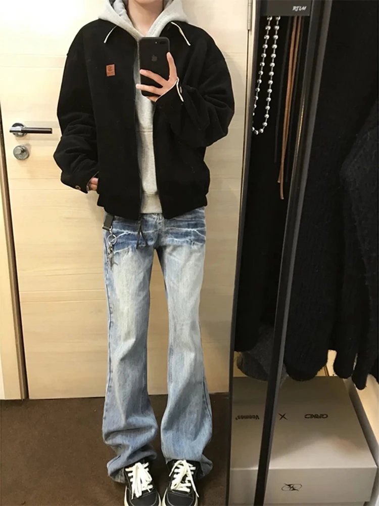 Blue Lightning Pattern Men's Jeans High Waist Straight Leg High Street CleanFit Slimming Knife Long Pants Youth Trend
Blue Lightning Pattern Men's Jeans High Waist Straight Leg High Street CleanFit Slimming Knife Long Pants Youth Trend