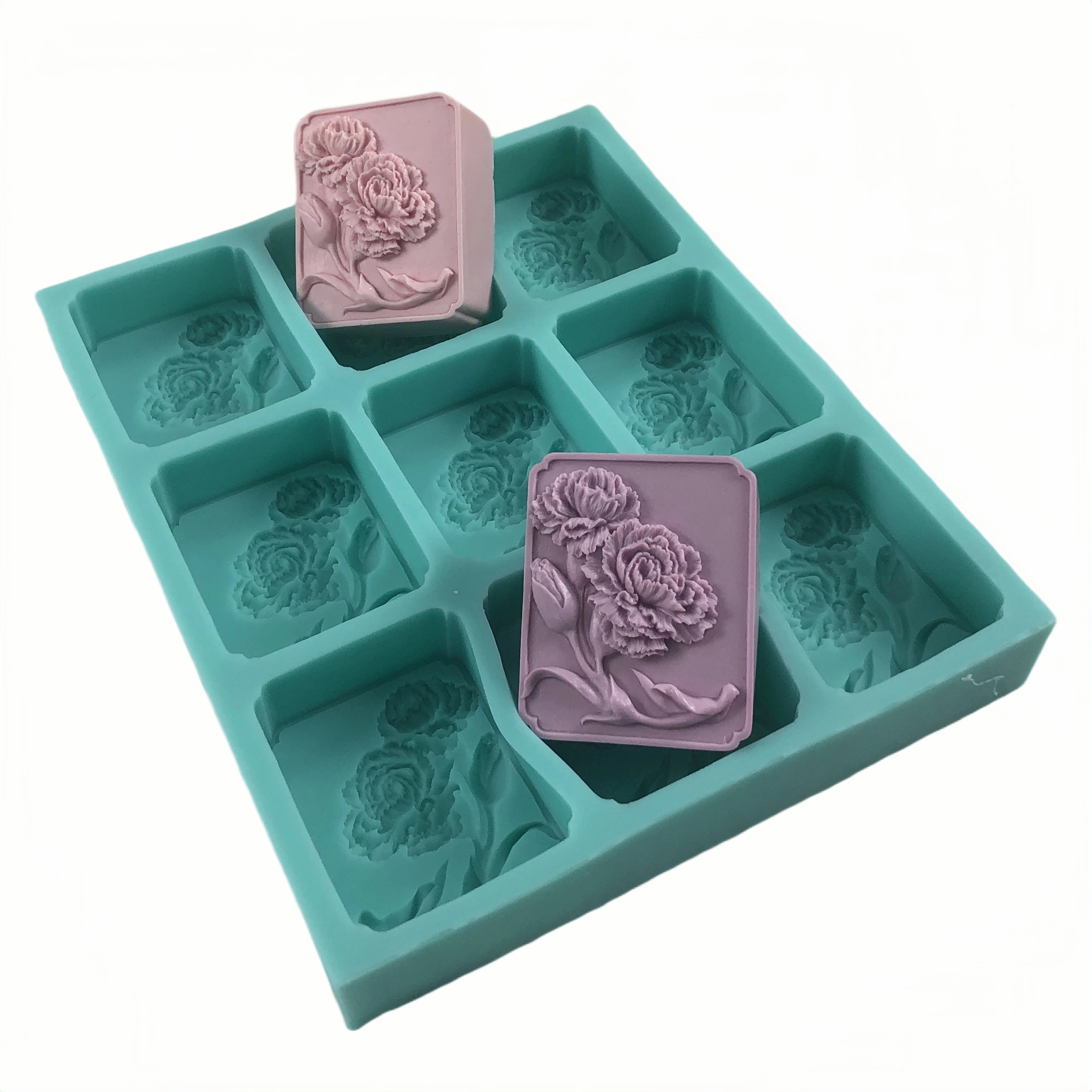 9 Cavities Carnation Flower Silicone Mold for Natural Soap Making
9 Cavities Carnation Flower Silicone Mold for Natural Soap Making