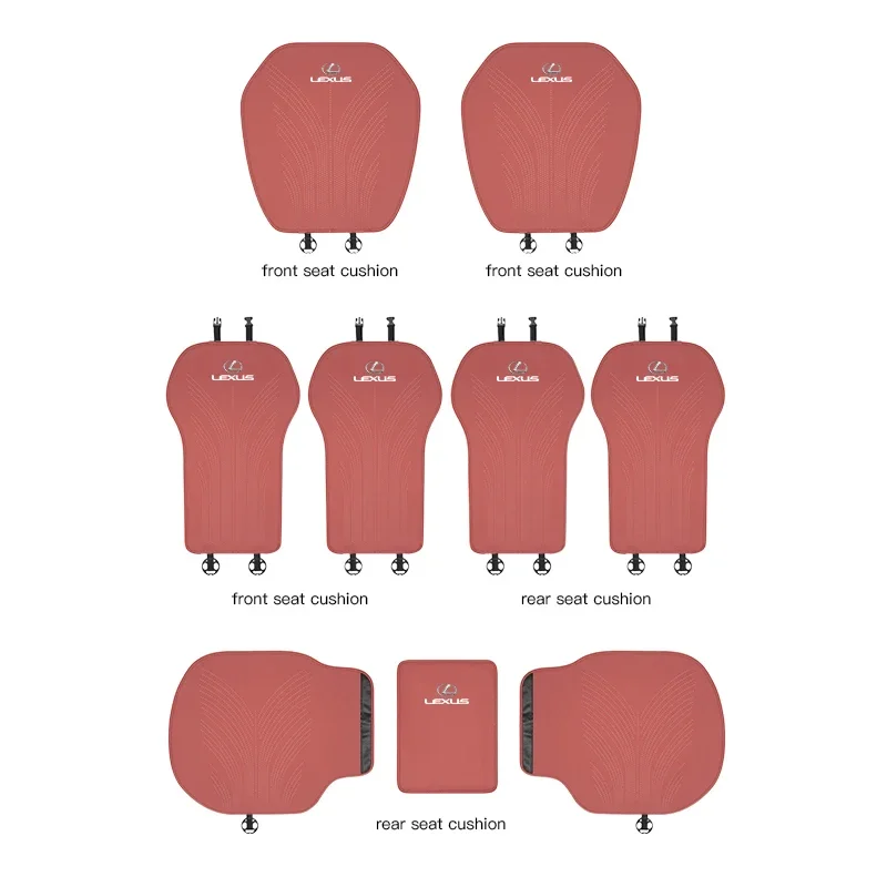 Emblems Car Rear Front Seat Cover Anti-slip Pad Protect Mat Ice Silk Cushion For Lexus F SPORT LBX NX RX 350h 450h ES UX 300e GS
Emblems Car Rear Front Seat Cover Anti-slip Pad Protect Mat Ice Silk Cushion For Lexus F SPORT LBX NX RX 350h 450h ES UX 300e GS