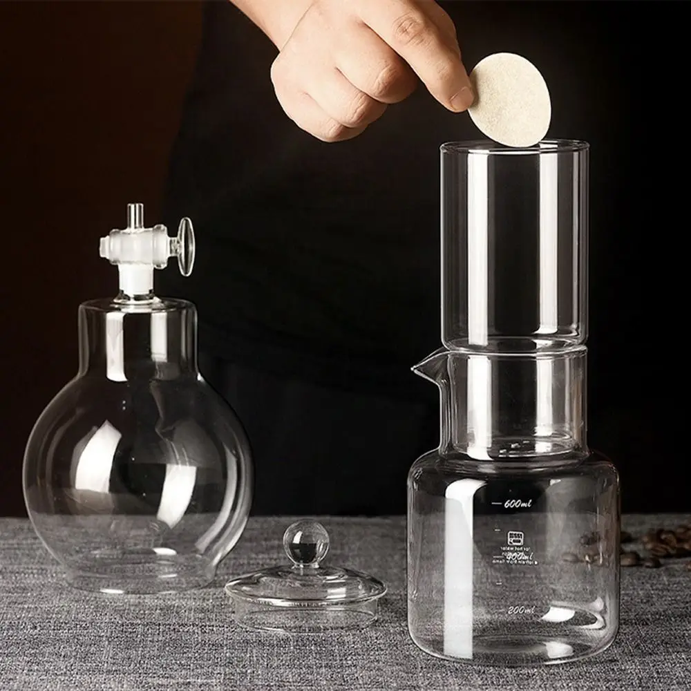 600ml Ice Dripper Coffee Maker Borosilicate Glass Adjustable Water Flow Cold Brew Tower Portable Slow Drip Technology
600ml Ice Dripper Coffee Maker Borosilicate Glass Adjustable Water Flow Cold Brew Tower Portable Slow Drip Technology