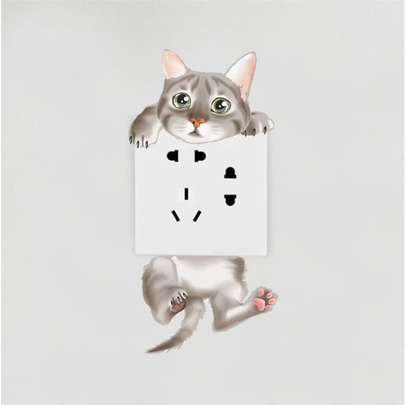 1PCS Removable Cute Cat Switch Stickers Wall Stickers For Living Room Decoration PVC Self-adhesive Wallpaper 
1PCS Removable Cute Cat Switch Stickers Wall Stickers For Living Room Decoration PVC Self-adhesive Wallpaper