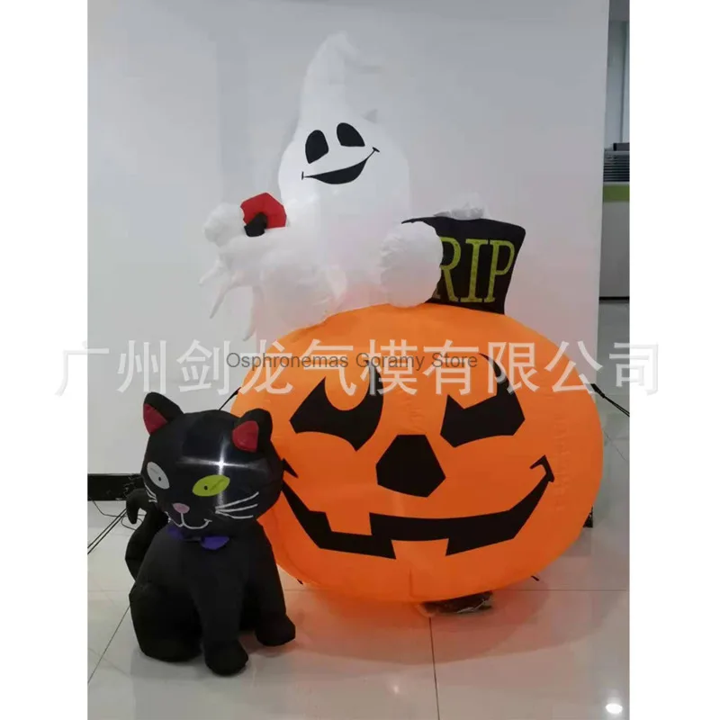 Christmas Inflatable Cloth Elf Sitting Pumpkin Black Cat Halloween Atmosphere Inflatable Air-model Glowing Decorations
Christmas Inflatable Cloth Elf Sitting Pumpkin Black Cat Halloween Atmosphere Inflatable Air-model Glowing Decorations