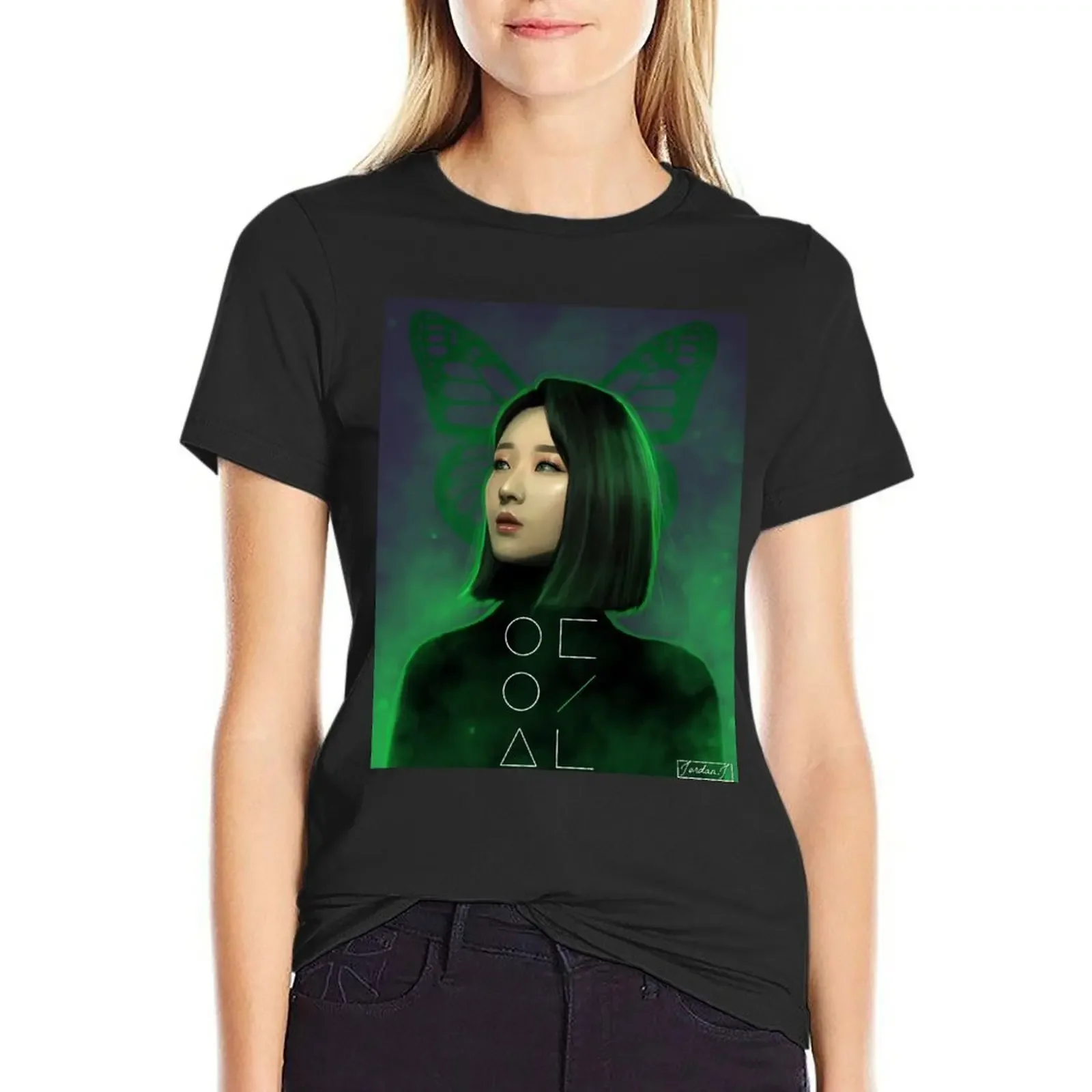 LOONA HASEUL Fanart - BUTTERFLY T-Shirt hippie clothes sports fans blacks summer top cat shirts for Women
LOONA HASEUL Fanart - BUTTERFLY T-Shirt hippie clothes sports fans blacks summer top cat shirts for Women