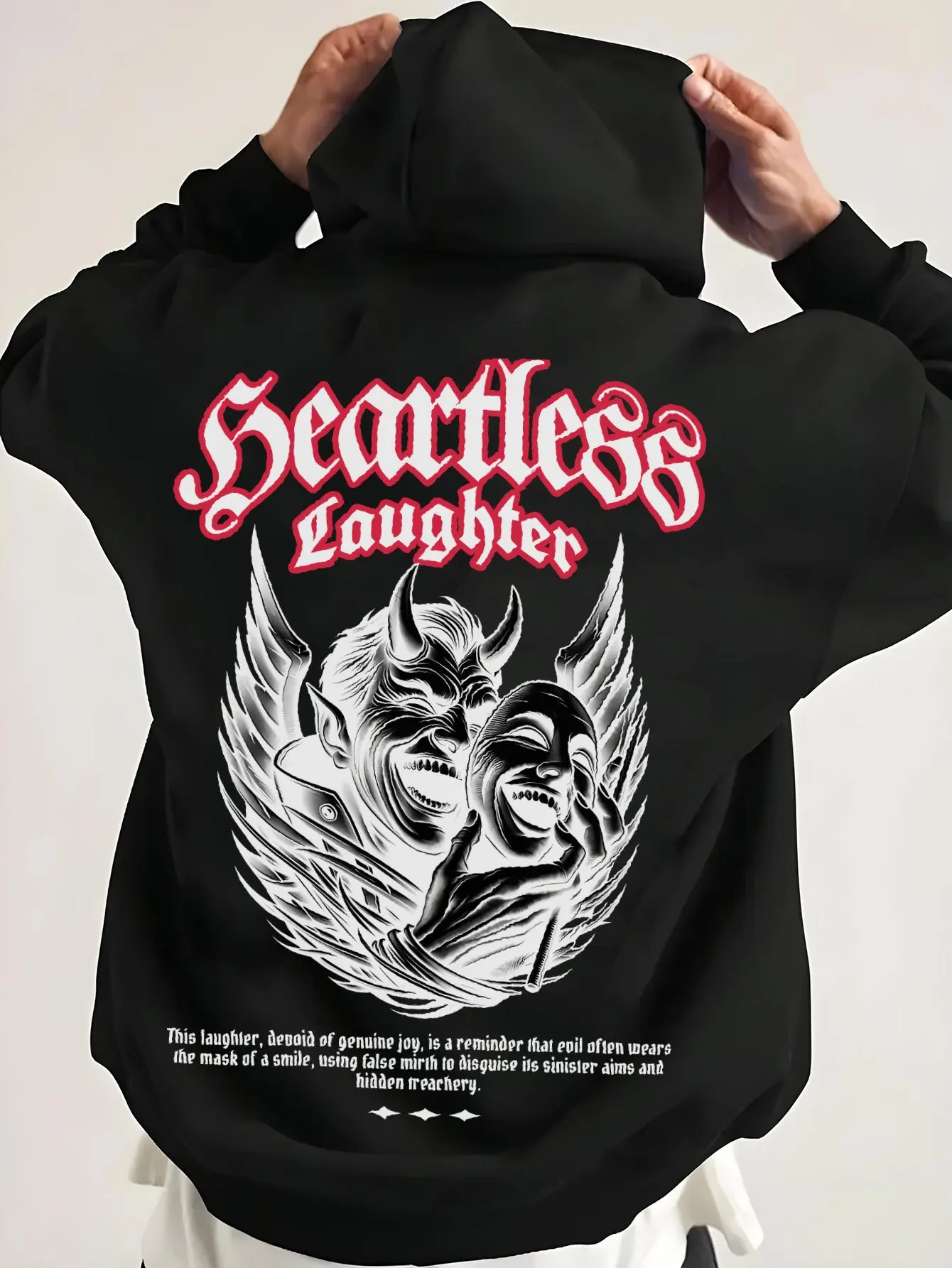 Devil Graphic Print Autumn and Winter Men's and Women's Hoodies Casual Loose Outdoor Street Sports Training Brand Fashion Trend
Devil Graphic Print Autumn and Winter Men's and Women's Hoodies Casual Loose Outdoor Street Sports Training Brand Fashion Trend