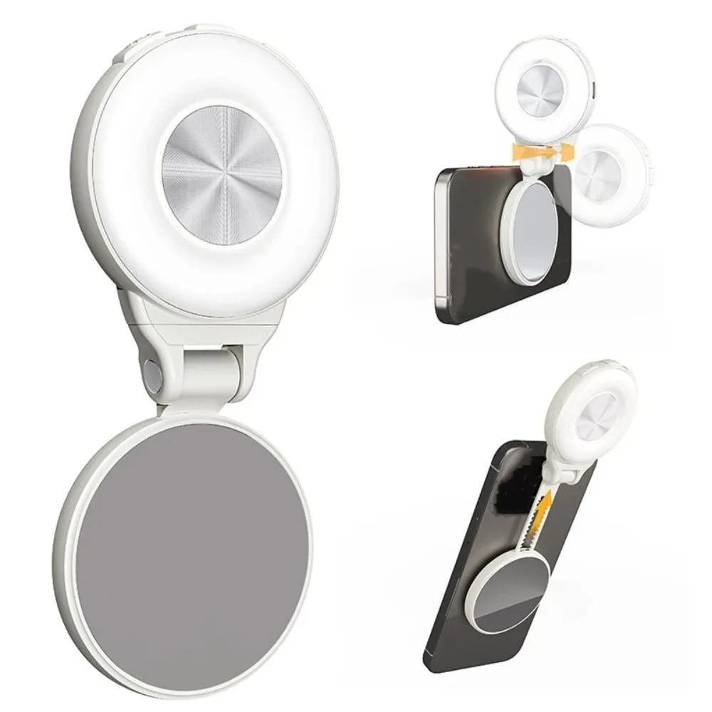 Adjustable Brightness Magnetic Selfie Light 3 Modes 360° Rotation Selfie Ring Light LED Detachable Mini Selfie Light Selfie
Adjustable Brightness Magnetic Selfie Light 3 Modes 360° Rotation Selfie Ring Light LED Detachable Mini Selfie Light Selfie
