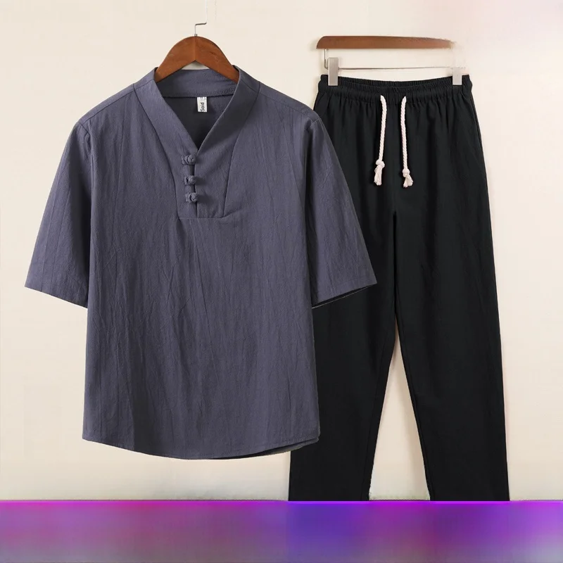 Summer Thin Chinese Style Tang Suit Workwear Elastic Cotton Linen Set for Massage Technicians Men Women Traditional Chinese M...
Summer Thin Chinese Style Tang Suit Workwear Elastic Cotton Linen Set for Massage Technicians Men Women Traditional Chinese M...