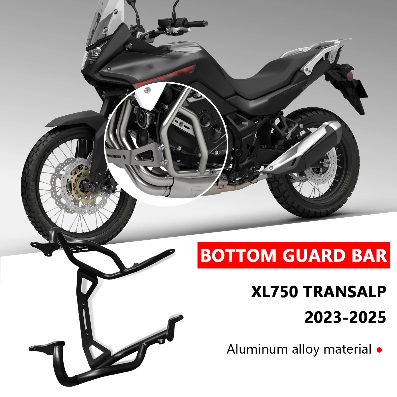 For XL750 TransAlp xl 750 2023 2024 2025 Motorcycle accessories engine guard kit lower protection bar bumper protection bar
For XL750 TransAlp xl 750 2023 2024 2025 Motorcycle accessories engine guard kit lower protection bar bumper protection bar