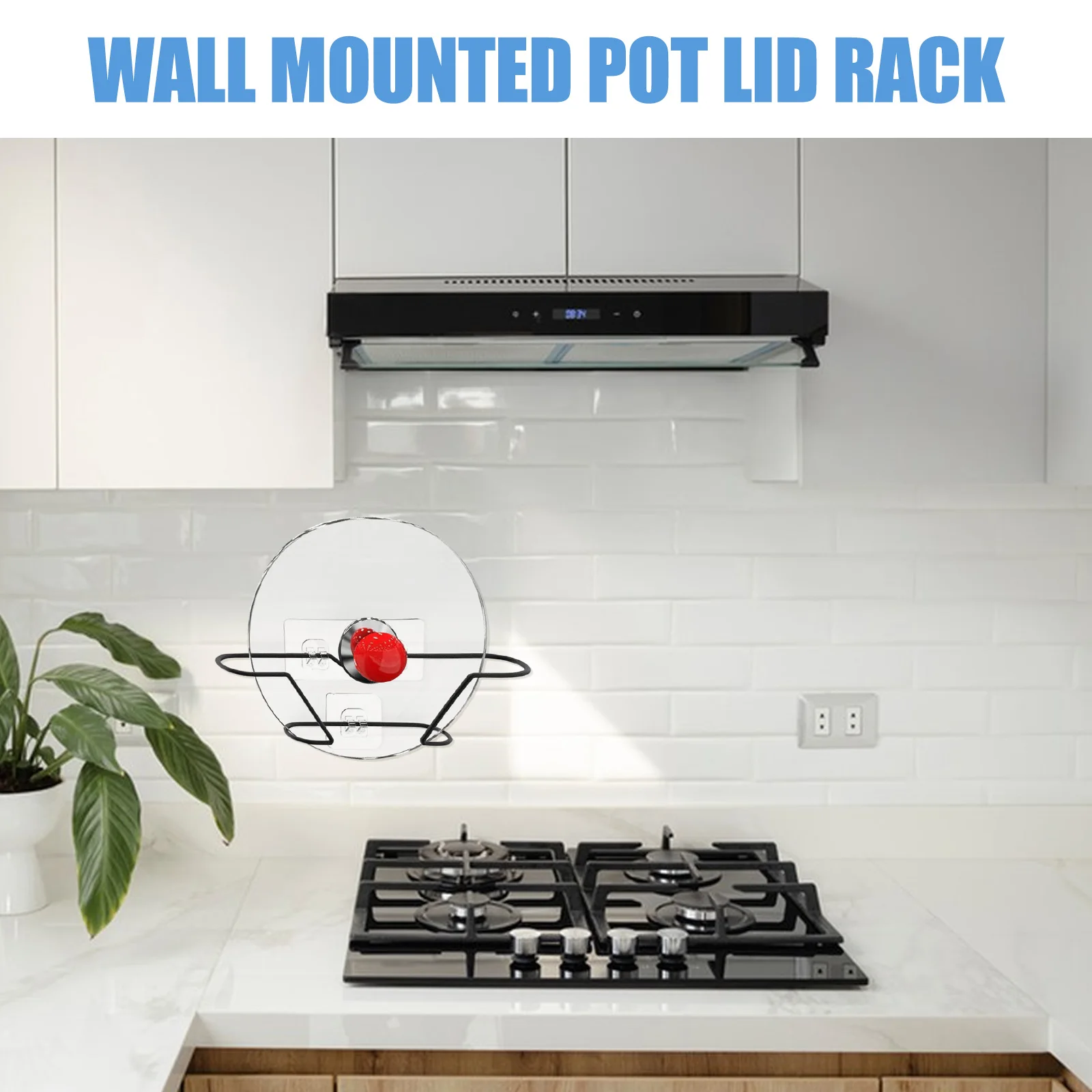 Stainless Steel Wall Mounted Pot Lid Rack Pan Cover Holder No Drilling Storage Organizer Smooth Kitchen Rack Household
Stainless Steel Wall Mounted Pot Lid Rack Pan Cover Holder No Drilling Storage Organizer Smooth Kitchen Rack Household