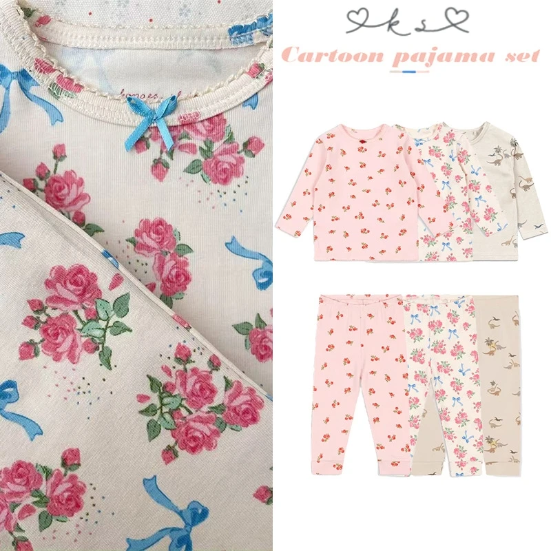 KS Baby Girls Breathable Cotton Long Sleeve Pajamas Sets T Shirts + Pants Kids Clothes Girls Loungewear Boys Homewear Matching
KS Baby Girls Breathable Cotton Long Sleeve Pajamas Sets T Shirts + Pants Kids Clothes Girls Loungewear Boys Homewear Matching