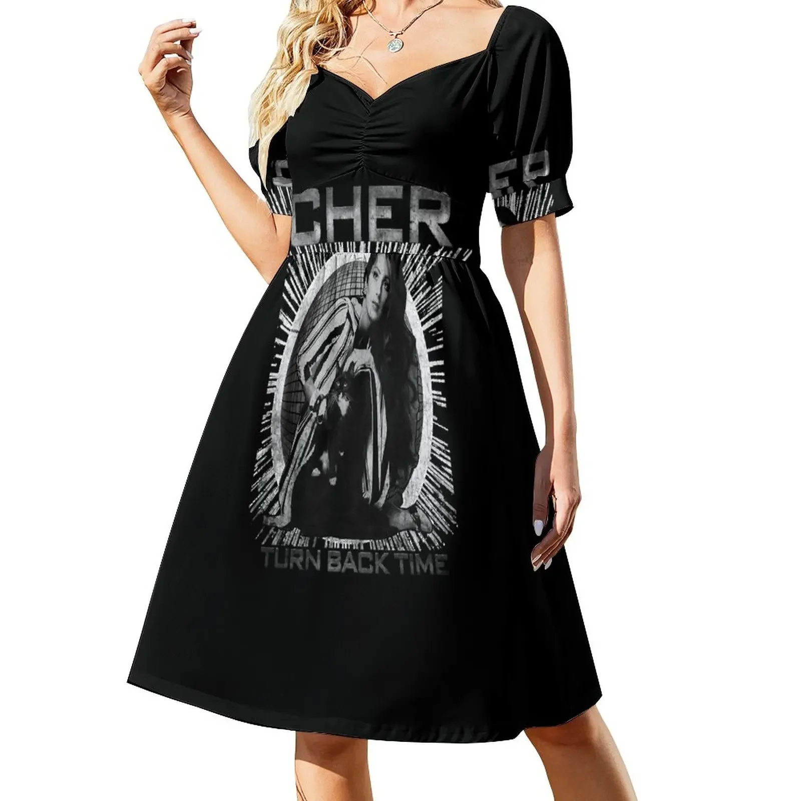 Retro Turn Back Time Cher's Gifts Everyone Short-Sleeved Dress summer dress daily summer clothes
Retro Turn Back Time Cher's Gifts Everyone Short-Sleeved Dress summer dress daily summer clothes