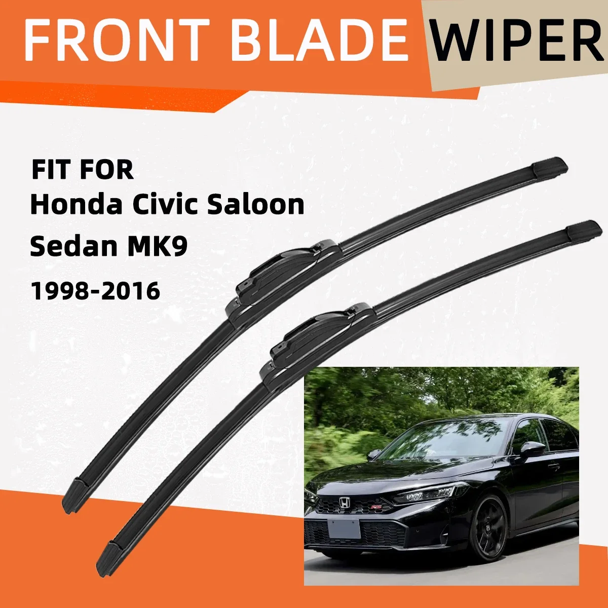 Double Rubber Car Wiper for Honda Civic Saloon Sedan MK9 Front Blade Brushes Cutter Automobiles Accessorie Windscreen Wiper
Double Rubber Car Wiper for Honda Civic Saloon Sedan MK9 Front Blade Brushes Cutter Automobiles Accessorie Windscreen Wiper