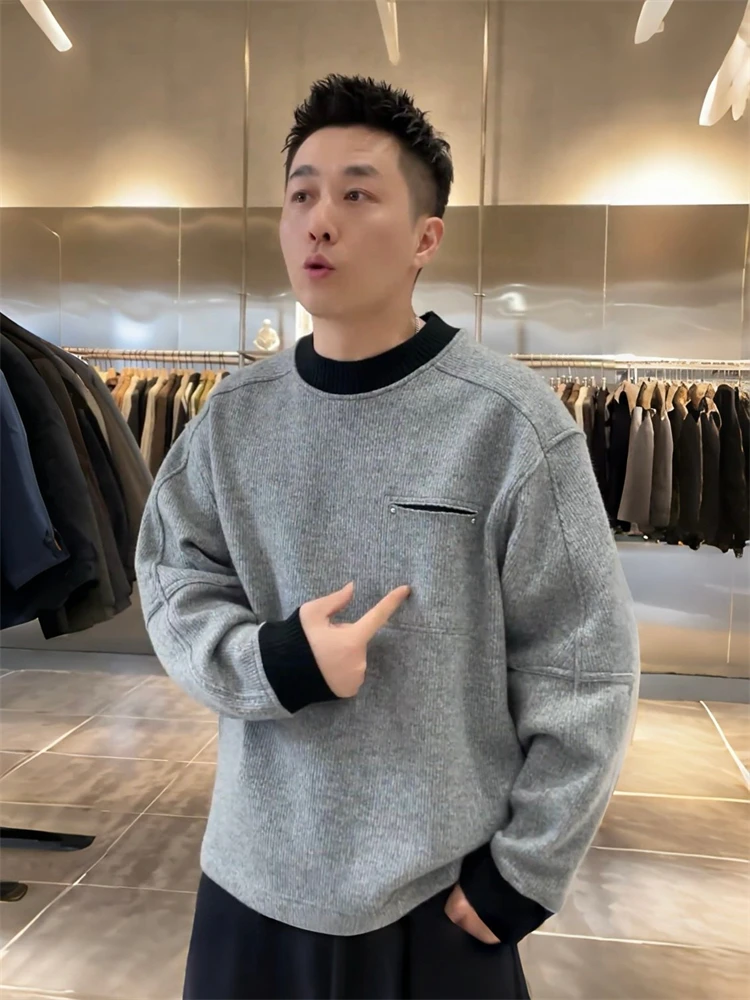 High-End Wool Fce Lined Thiened round Ne Sweatirt Men's Casual Boting irt Trendy Winter Faion Youth Cotto...
High-End Wool Fce Lined Thiened round Ne Sweatirt Men's Casual Boting irt Trendy Winter Faion Youth Cotto...