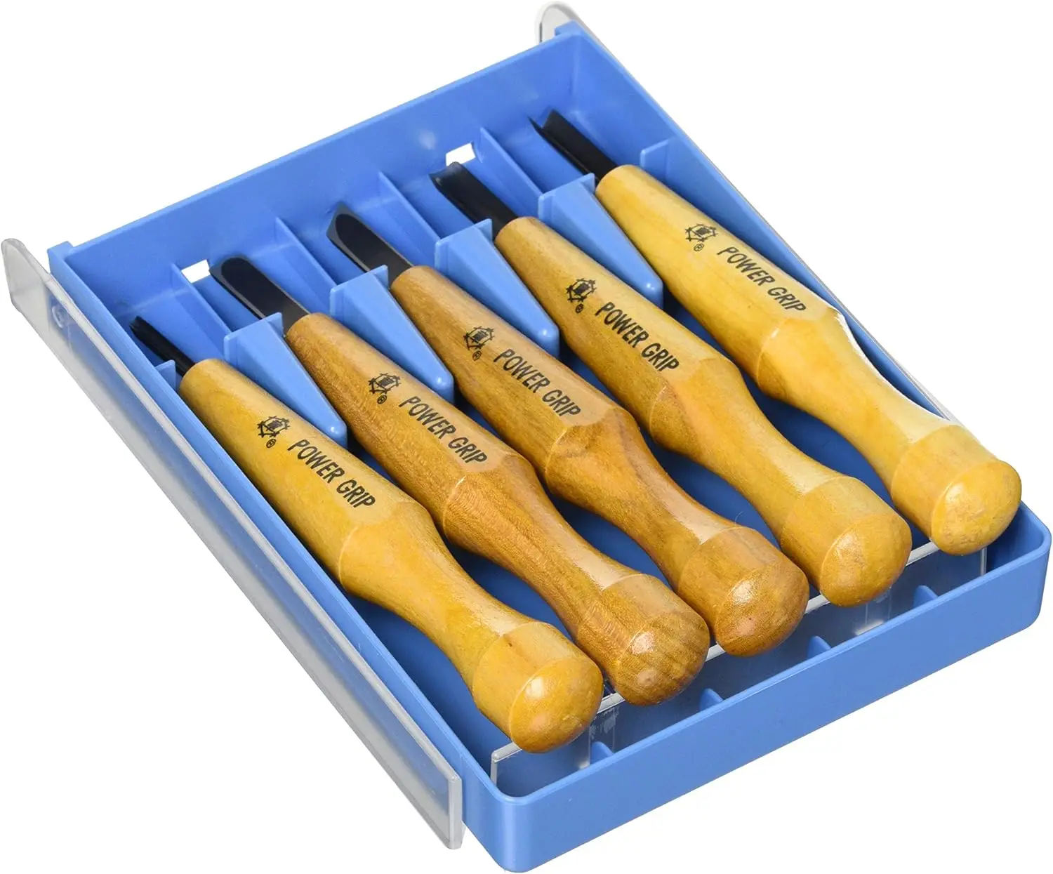 5-Piece Power Grip Chisel Set with Transparent Case, Durable Tools for Woodworking
5-Piece Power Grip Chisel Set with Transparent Case, Durable Tools for Woodworking