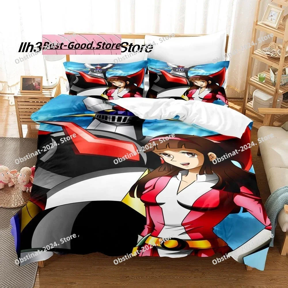 New Kawaii Mazinger Z Bedding Set Printed single Comforter Quilt Bed Cover Duvet Cover Pillow Case 3 Pieces Sets Kids Adult Size
New Kawaii Mazinger Z Bedding Set Printed single Comforter Quilt Bed Cover Duvet Cover Pillow Case 3 Pieces Sets Kids Adult Size